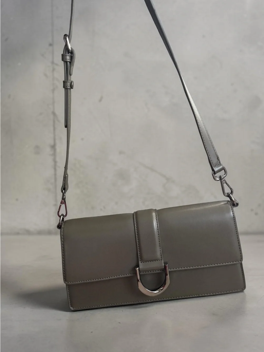 Classic Olive Green Crossbody Bag